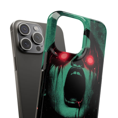 Haunting Glow of Gothic Eyes iPhone 15 - Slim Phone Case