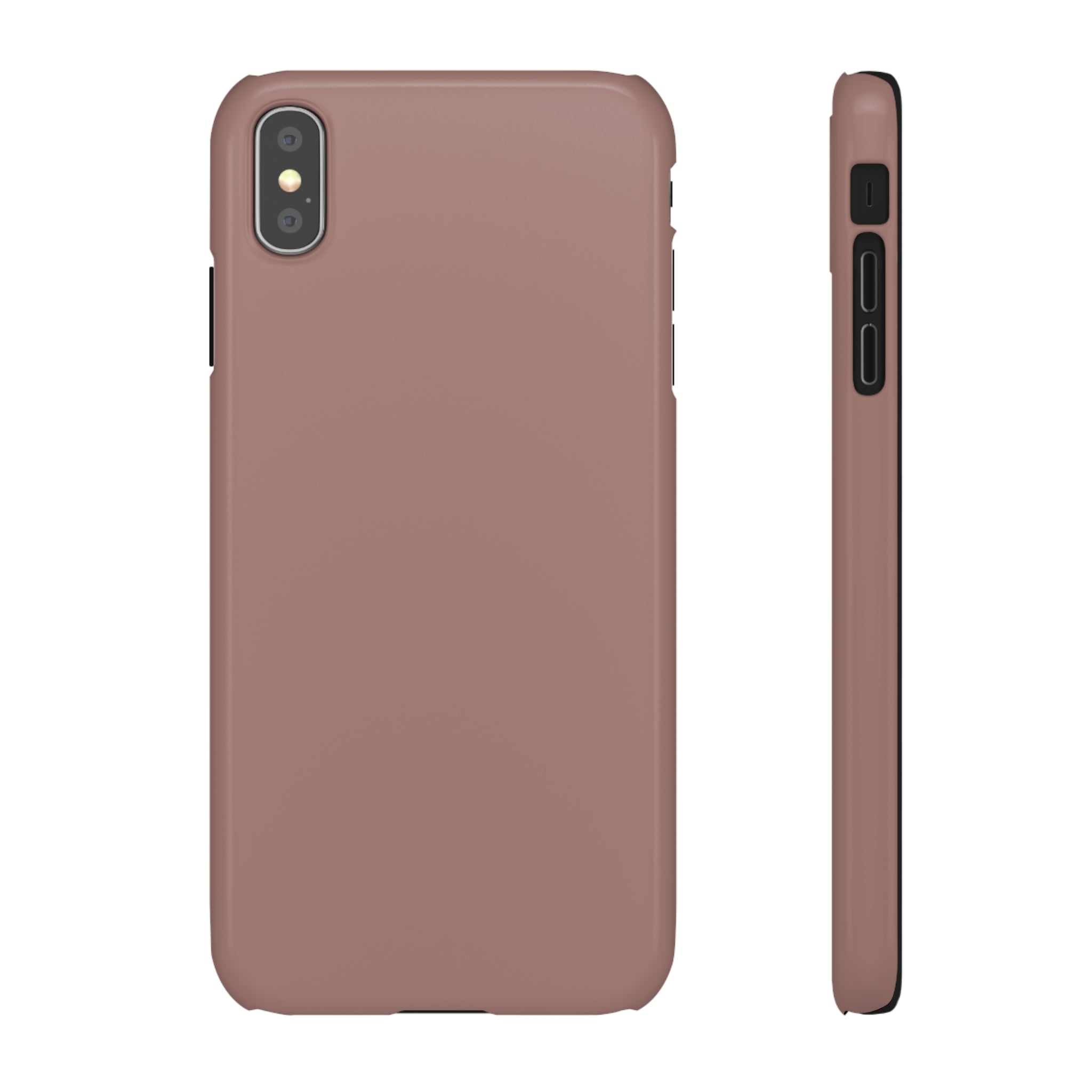 Burnished Brown iPhone Case (Slim) iPhone XS MAX Glossy Phone Case