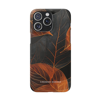 Autumn Leaf Elegance iPhone 15 - Slim Phone Case