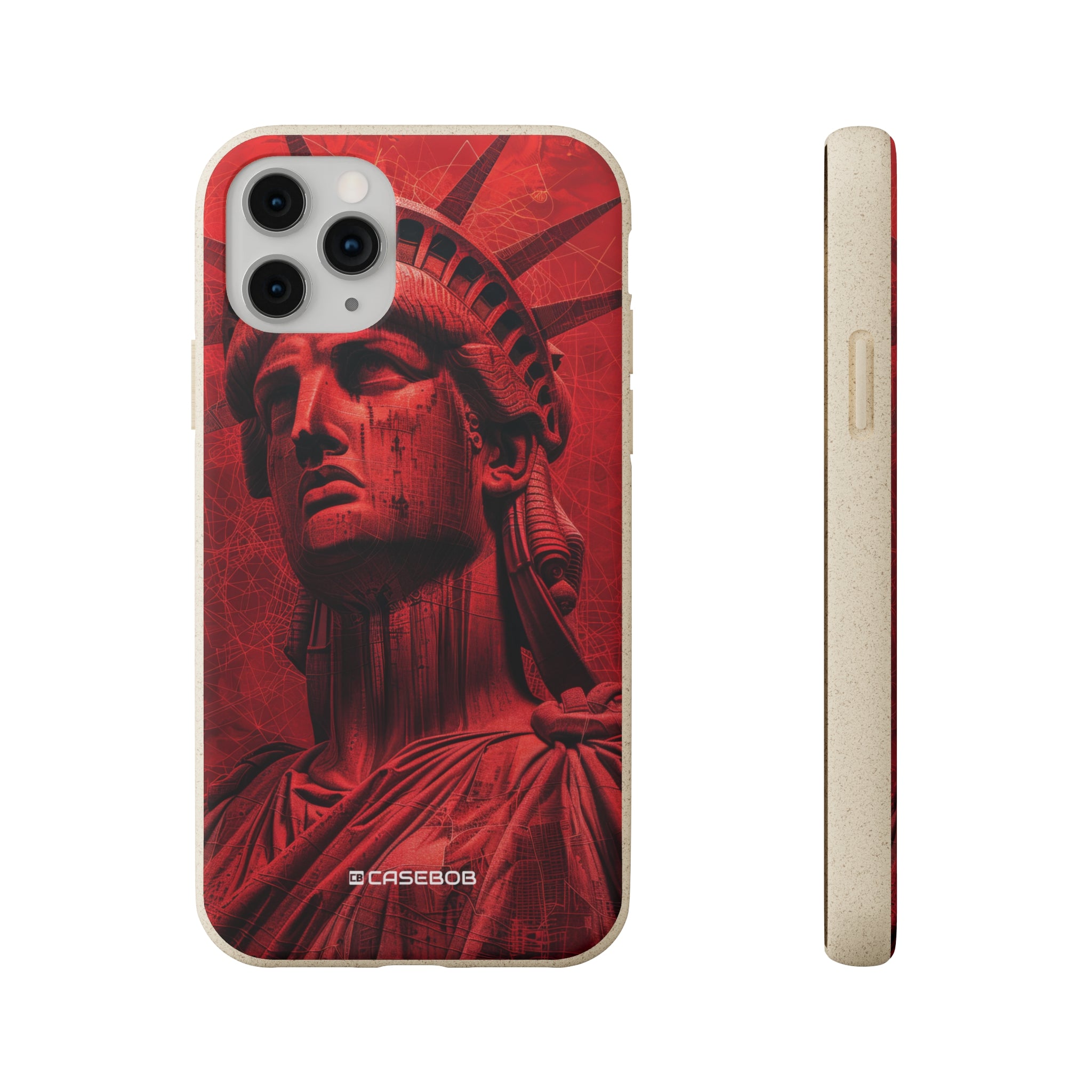 Red Liberty Revolution | Biodegradable Phone Case