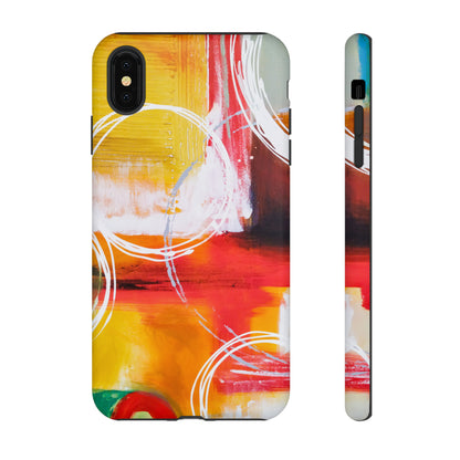 Abstract Yellow - Protective Phone Case