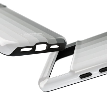 Silver Gradient Stripes Google Pixel 8 - Tough