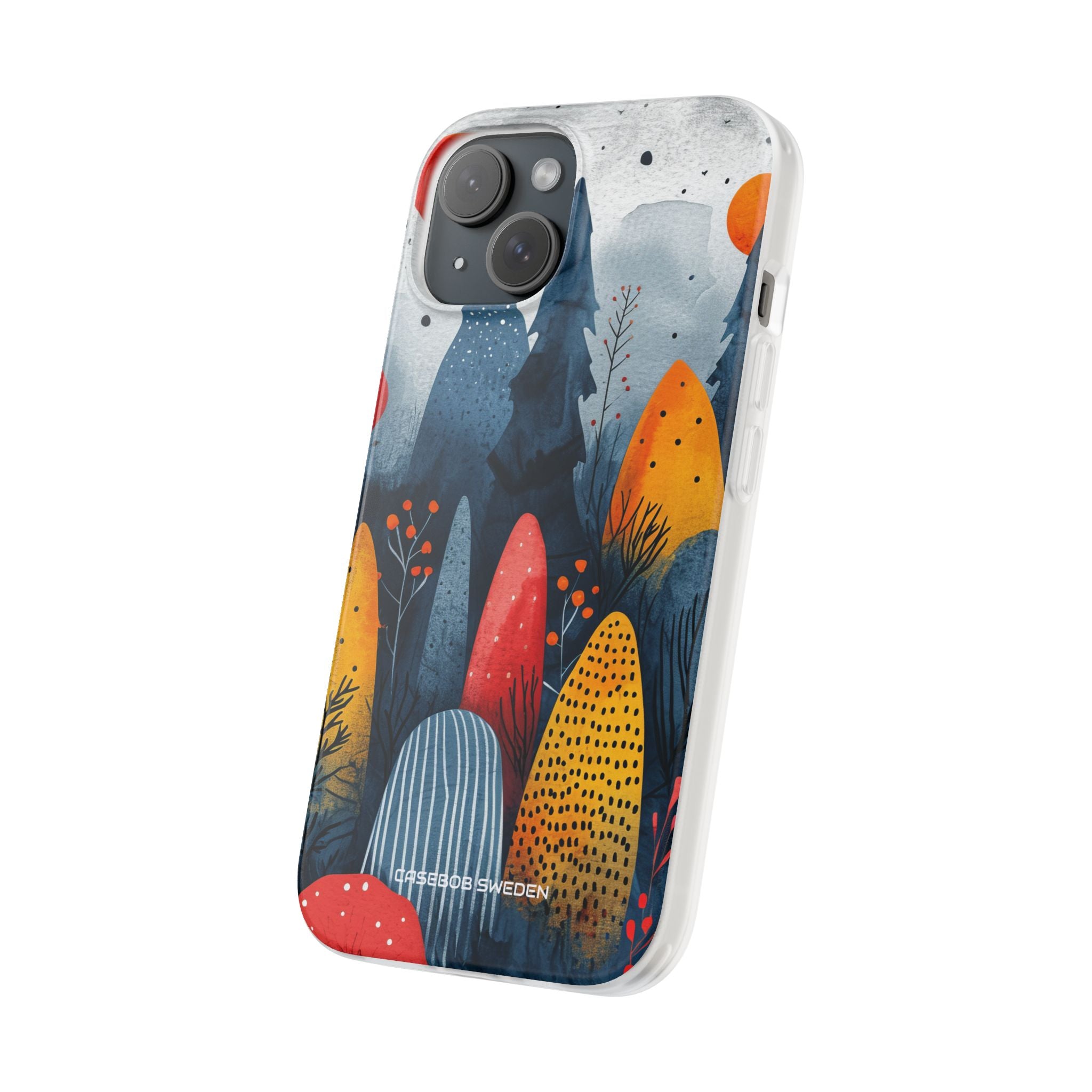 Whimsical Nature - Flexi iPhone 15 Phone Case