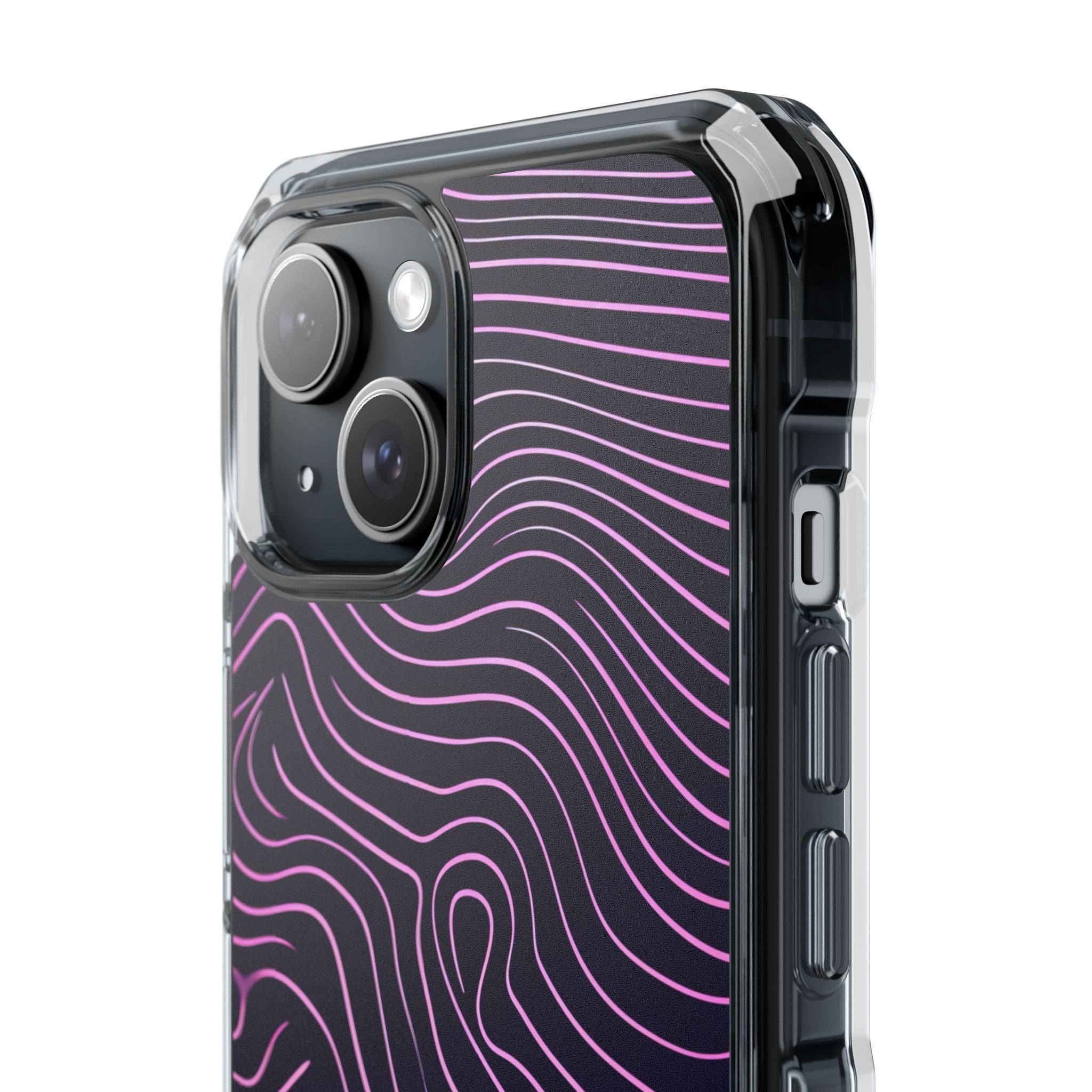 Contour Waveflow iPhone 15 - Clear Impact Phone Case