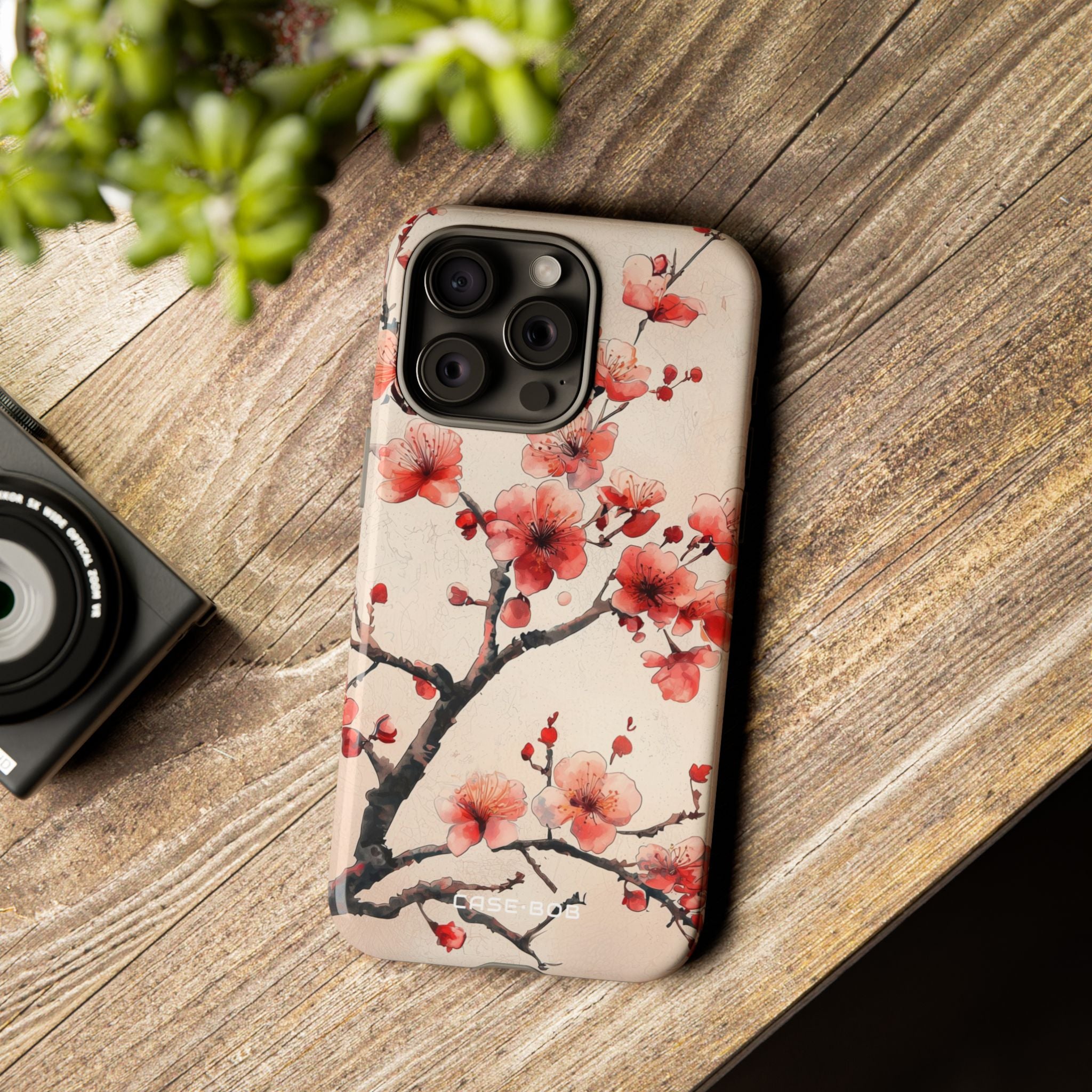 Blossom Shadow iPhone 15 Pro Max Case - Tough