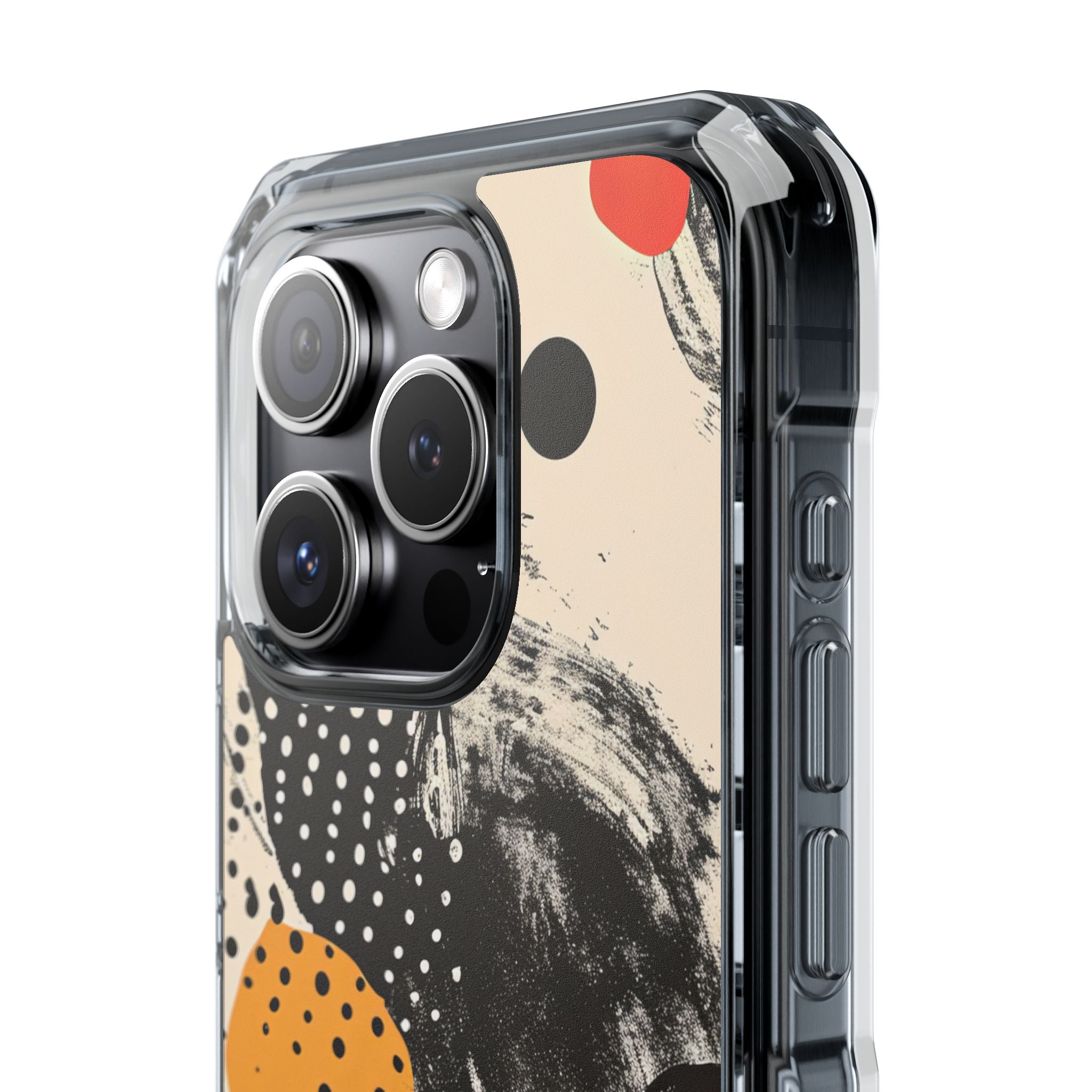 Swirl Chaos Geometry iPhone 15 - Impact Clear+
