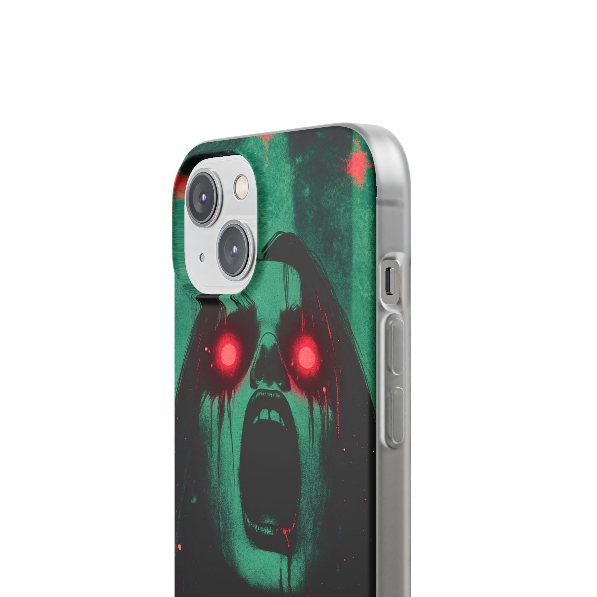 Haunting Glow of Gothic Eyes iPhone 14 - Flexi Phone Case