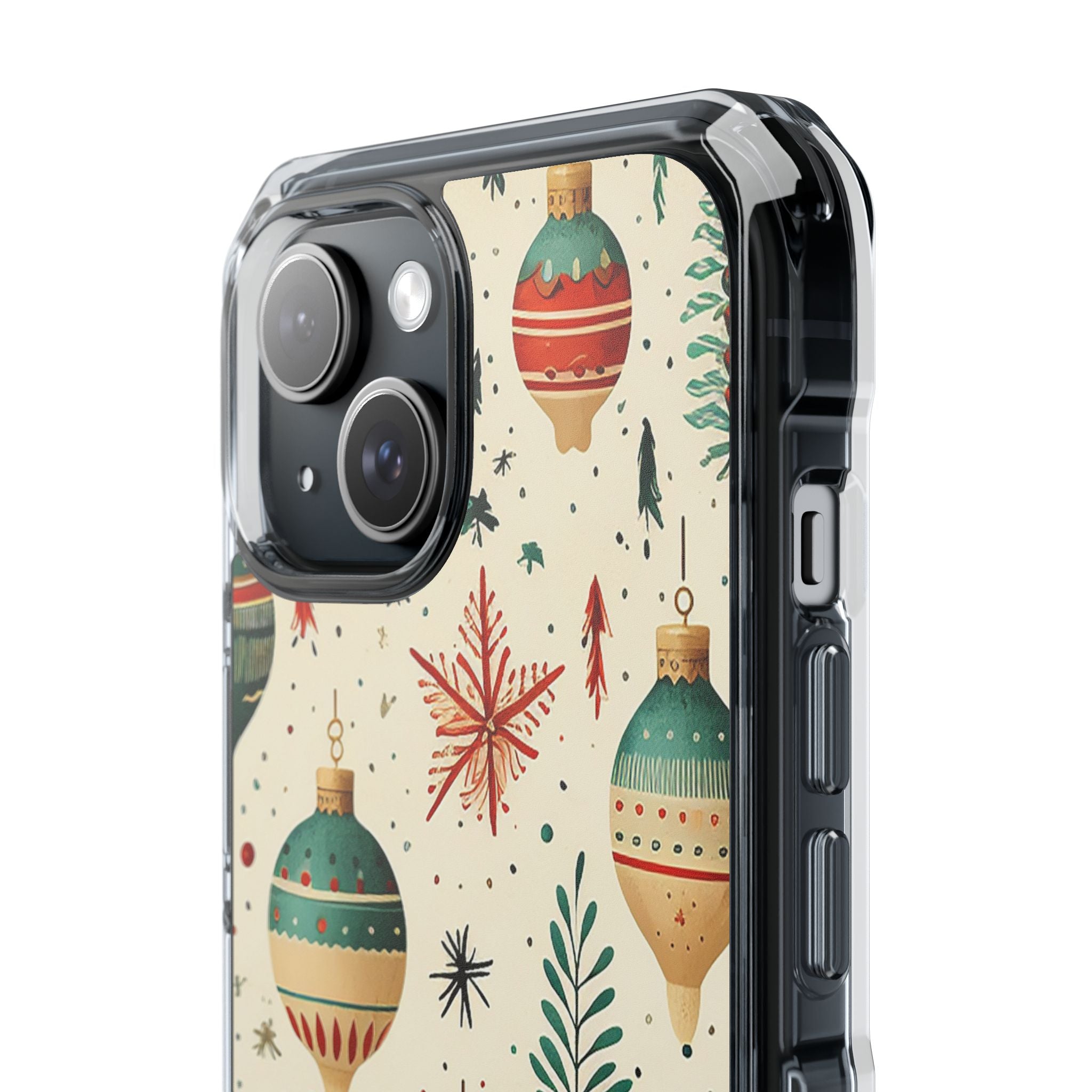 Teal Ornaments iPhone 15 Case - Impact