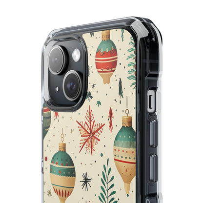 Teal Ornaments iPhone 15 Case - Impact