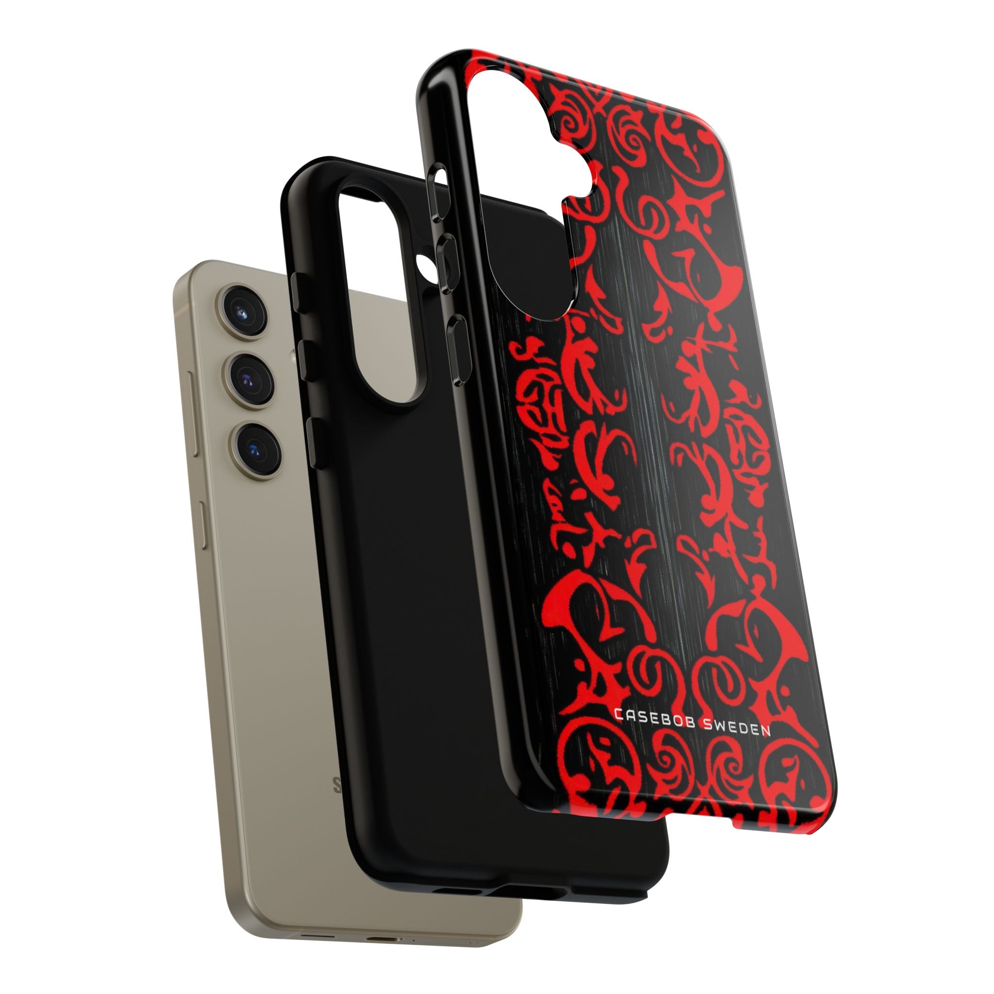 Gothic Crimson Symmetry Samsung S24 - Tough Phone Case