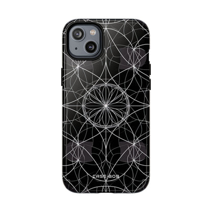 Radiant Petal Orbit iPhone 14 Plus Case - Tough+