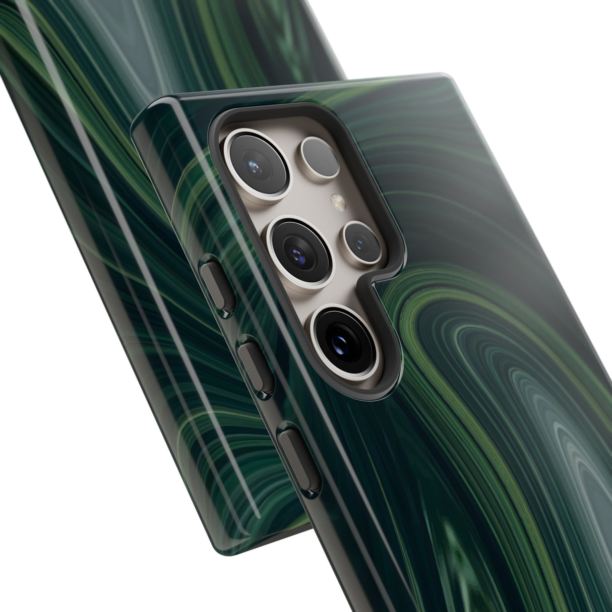 Green Marble - Protective Phone Case