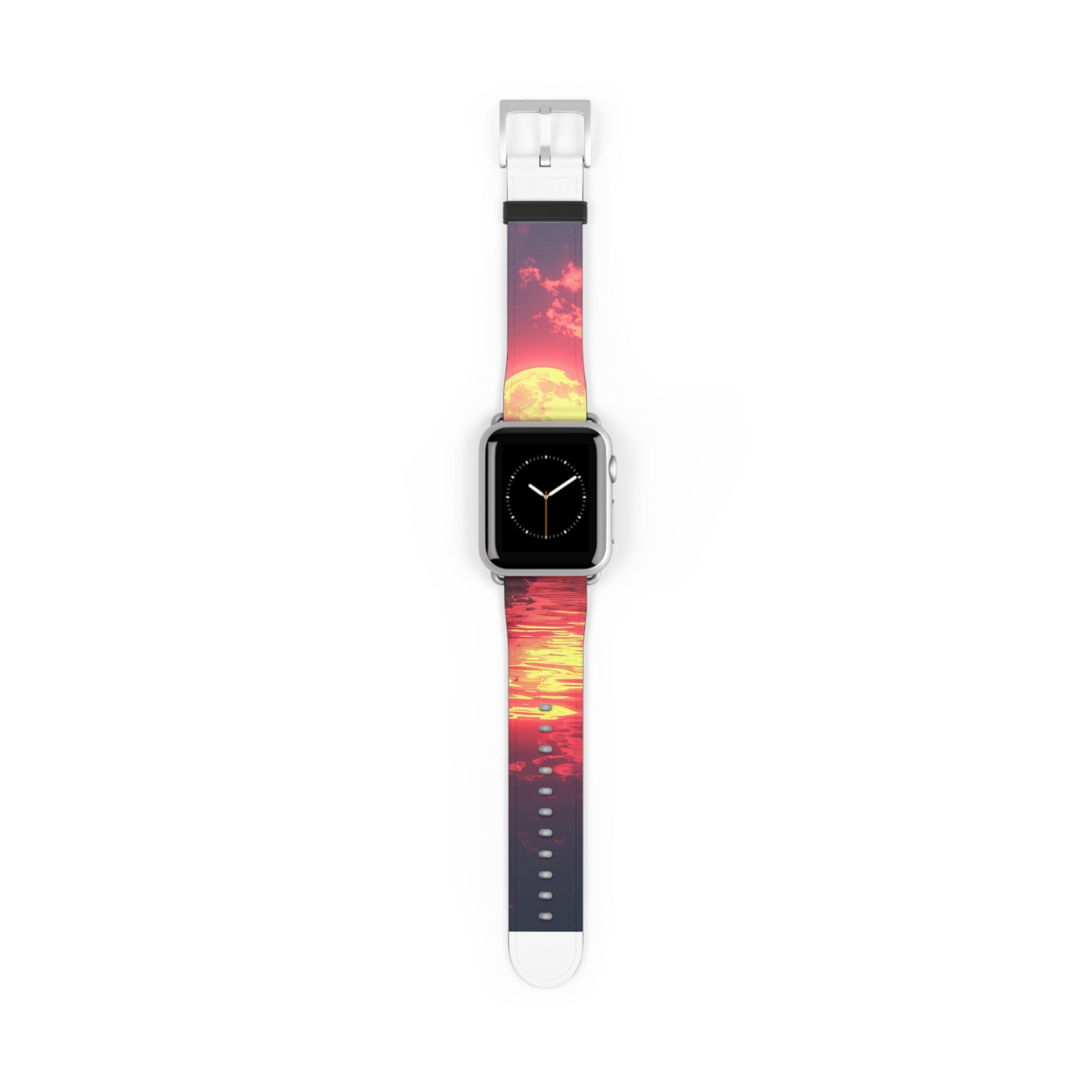 Yellow Moon Reflection - Watch Band