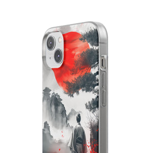 Serene Samurai Sunrise | Flexible Phone Case for iPhone