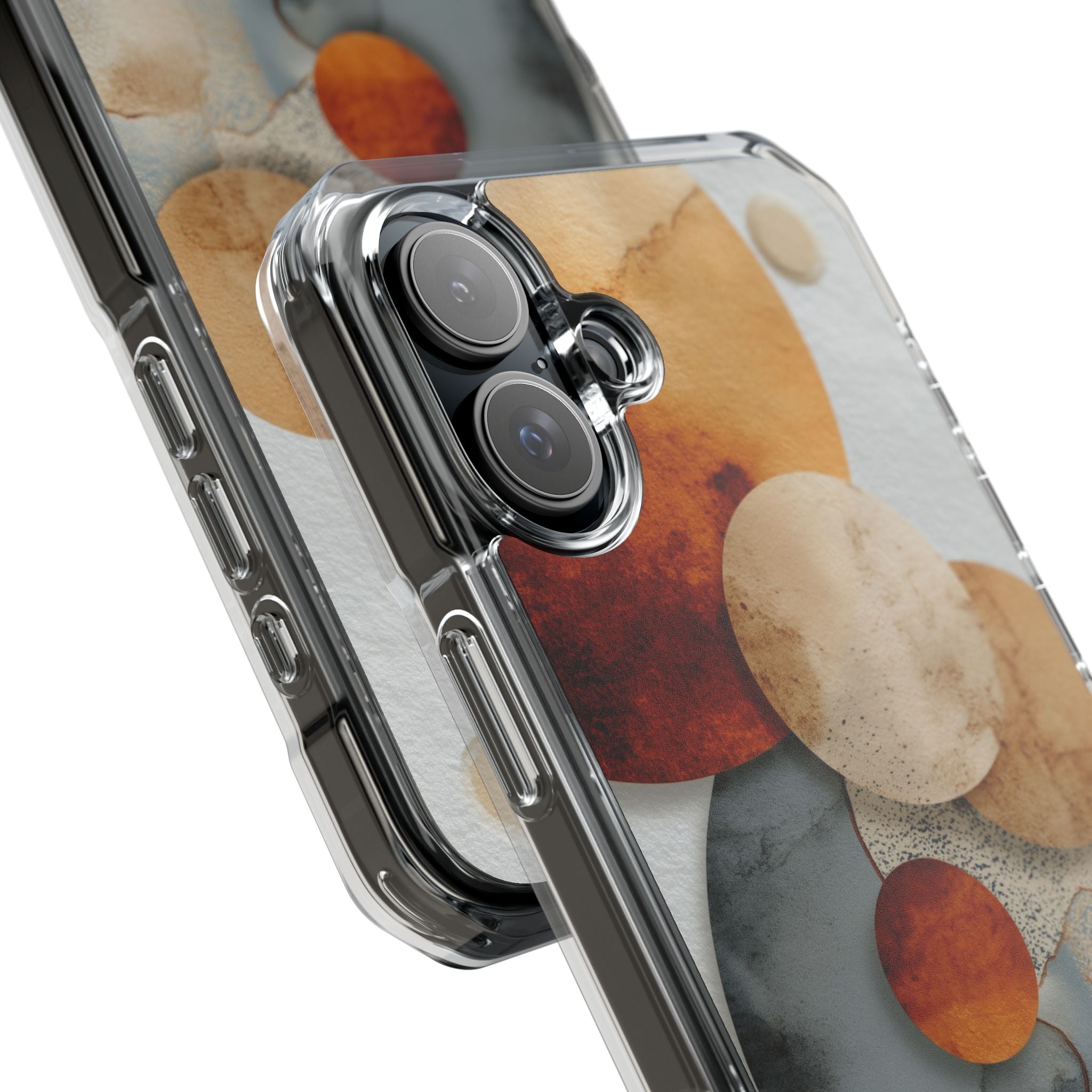 Circles Embrace Warmth iPhone Case - Impact