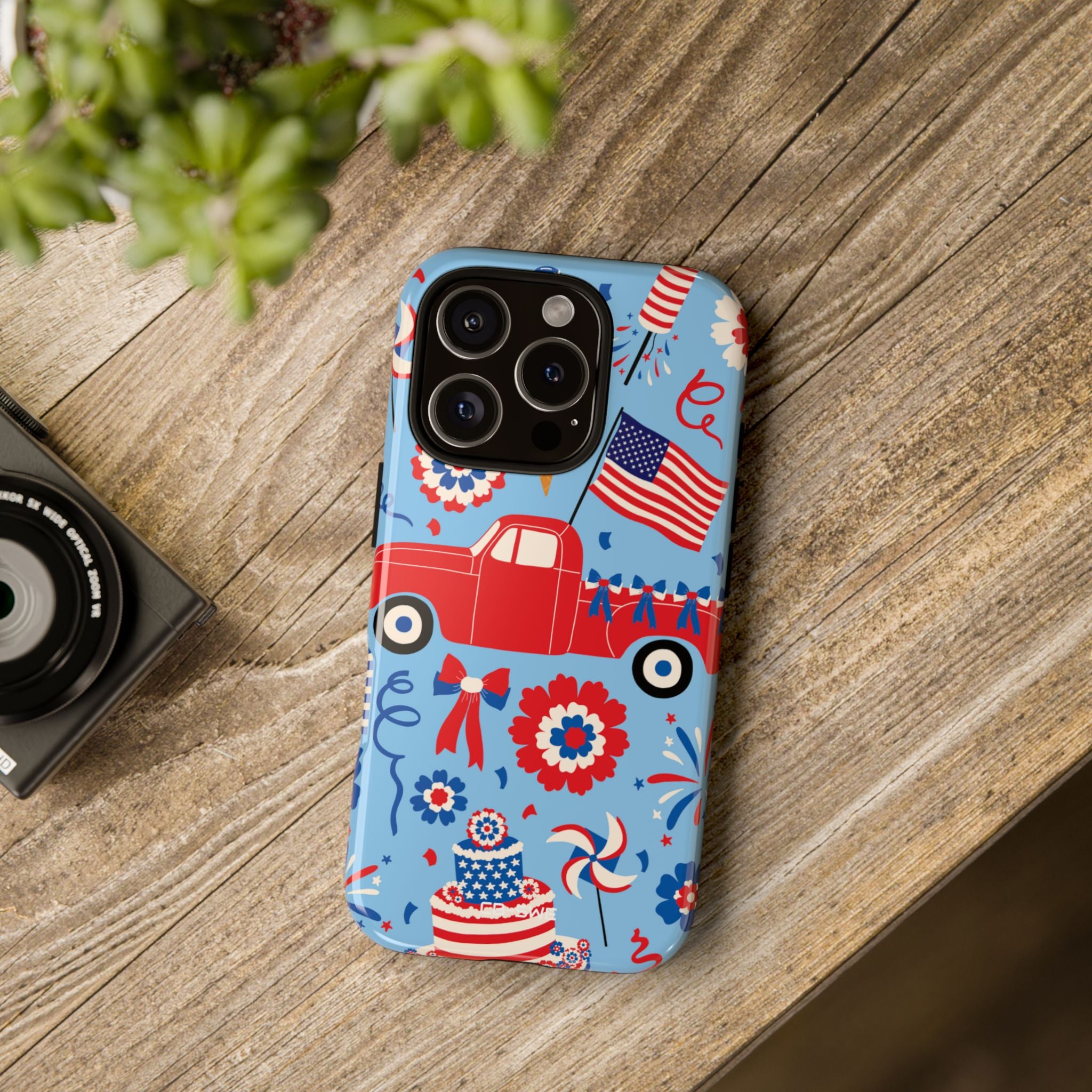 Festive Truck Parade - iPhone Case