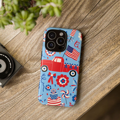 Festive Truck Parade - iPhone Case