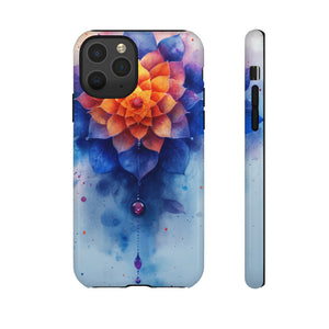 Blue Rose Mandala Serenity - Protective Phone Case