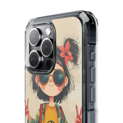 Peace Pigtails iPhone 15 Pro Max Case - Impact