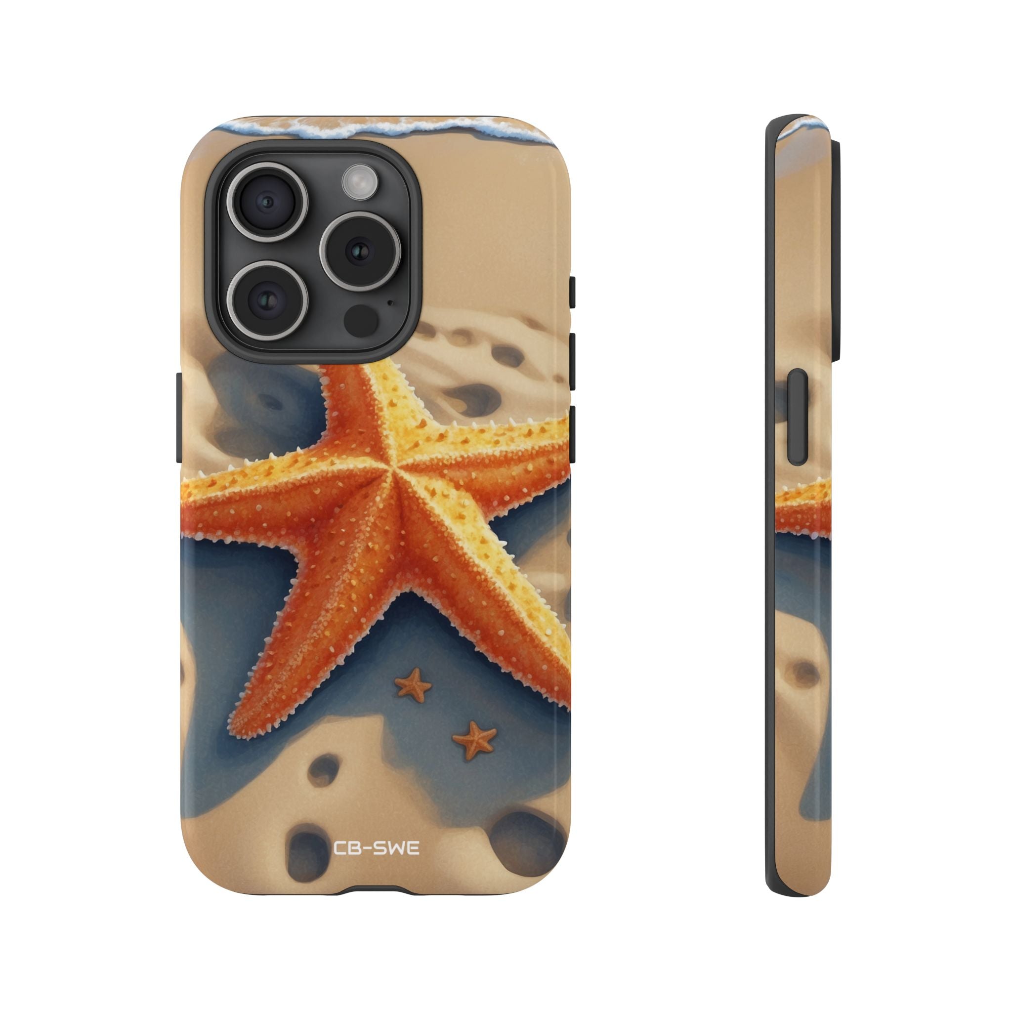 Starfish Rests On Sand - iPhone Case