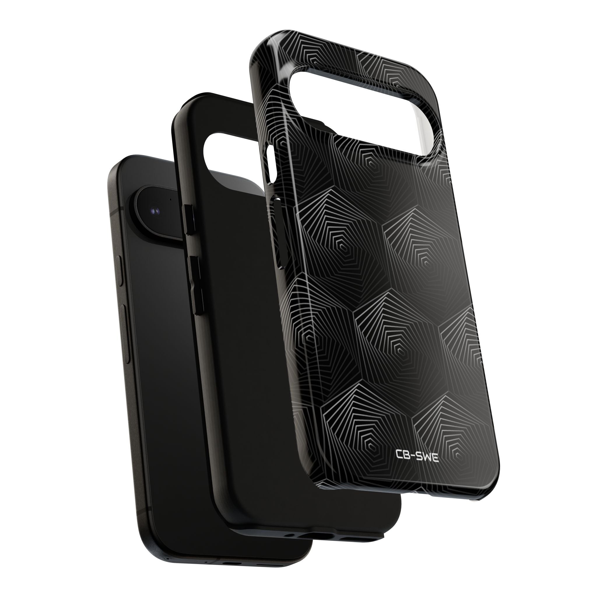 Geometric Spiral Illusion - Google Pixel Case