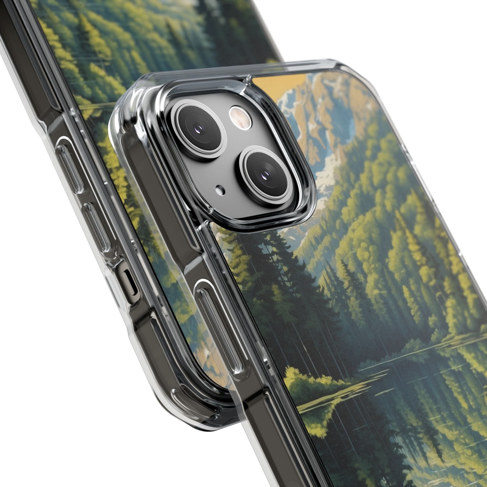 Mountain Peaks Reflect iPhone Case - Impact