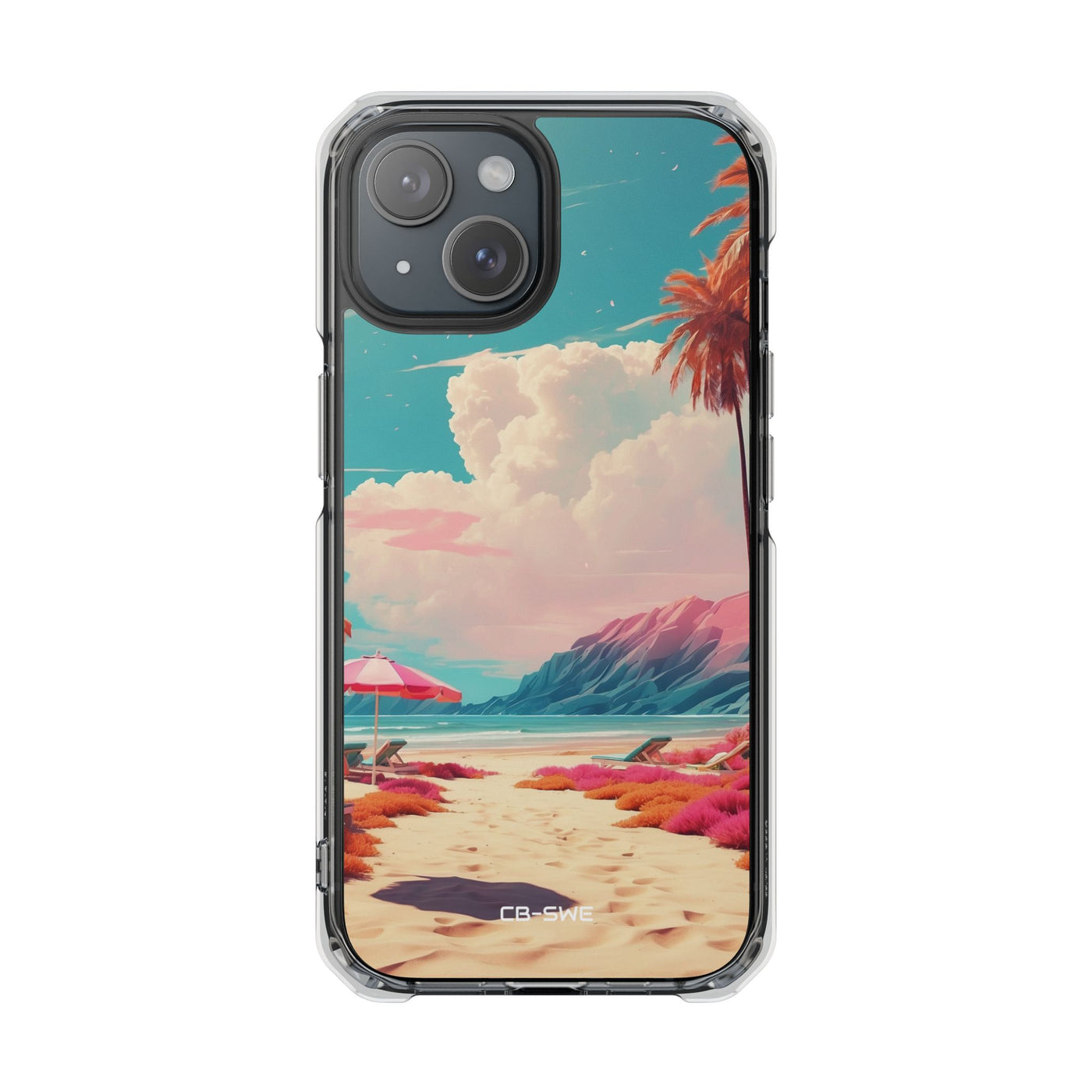 Vibrant Umbrellas Stand iPhone Case - Impact