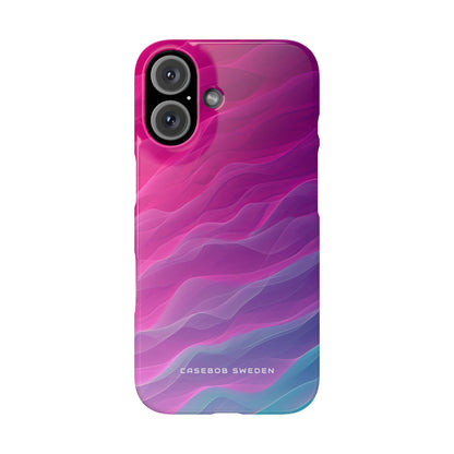 Gradient Oceanflow Waves iPhone 16 - Slim Phone Case