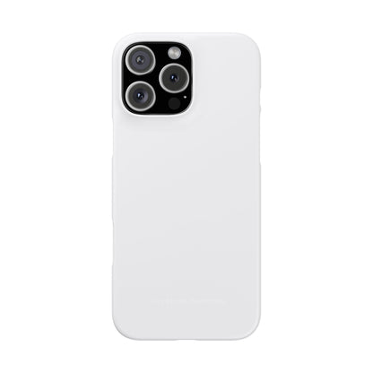 Ghost White iPhone 16 - Slim Phone Case