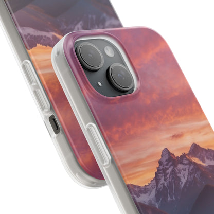 Snowcap Bloom iPhone 15 Case - Soft