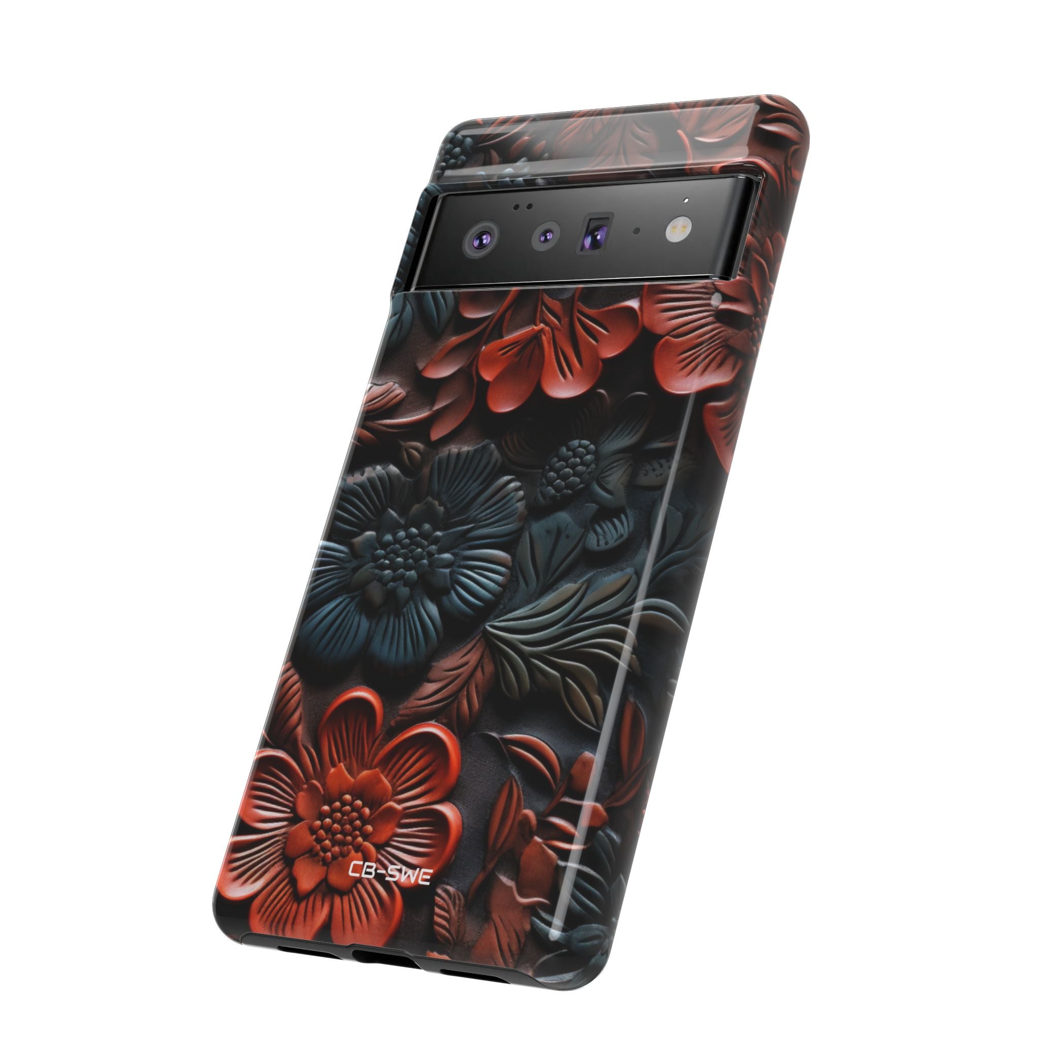 Sculpted Floral Elegance - Google Pixel Case