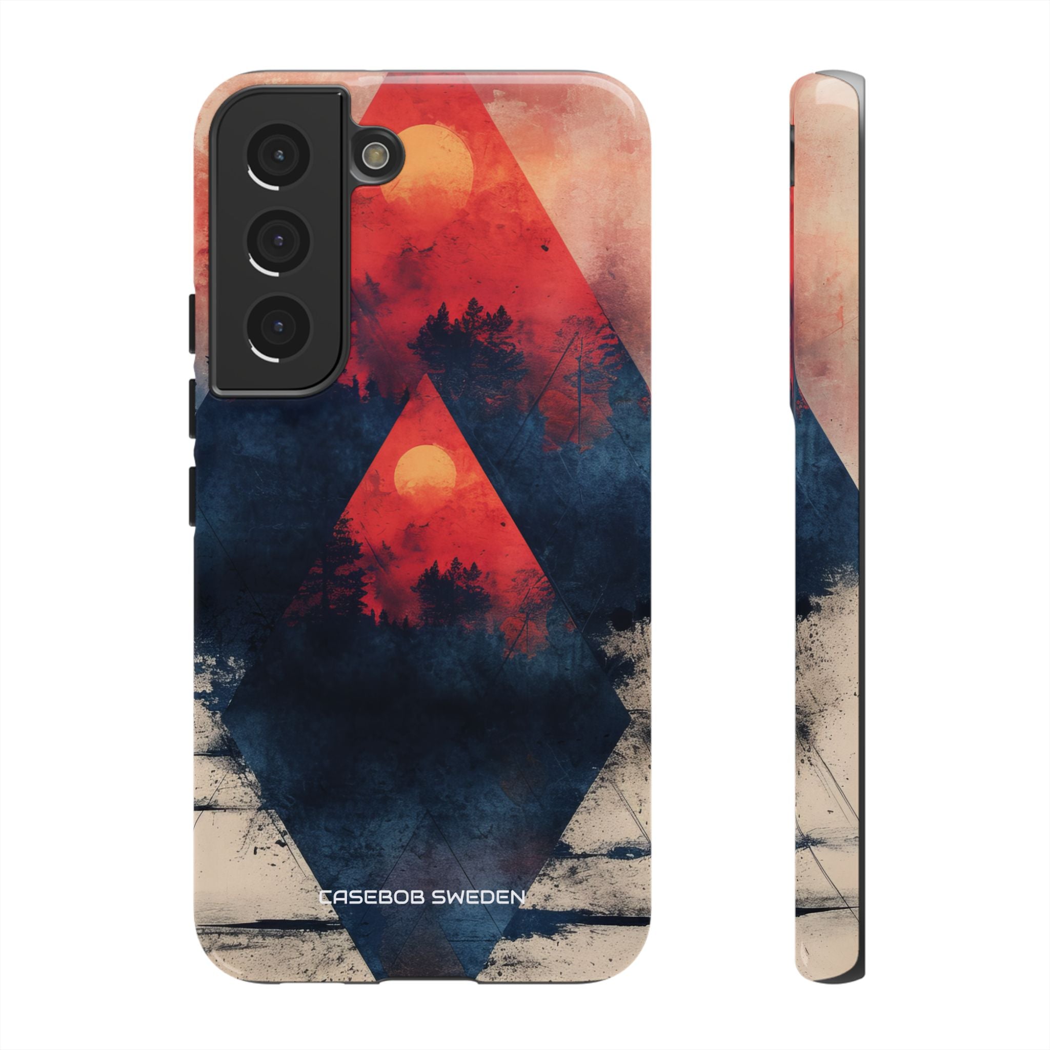 Red Sky Serenity - Tough Samsung S22 Phone Case