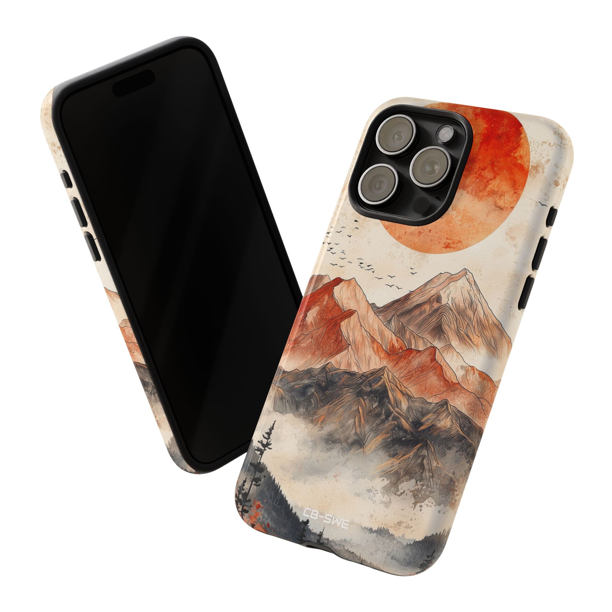 Mountains Greet Sun - iPhone Case