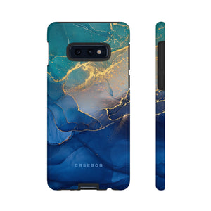 Blue Alcohol Ink - Protective Phone Case