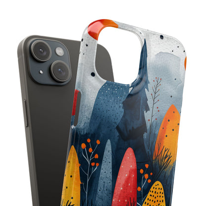 Whimsical Nature - Slim iPhone 15 Phone Case