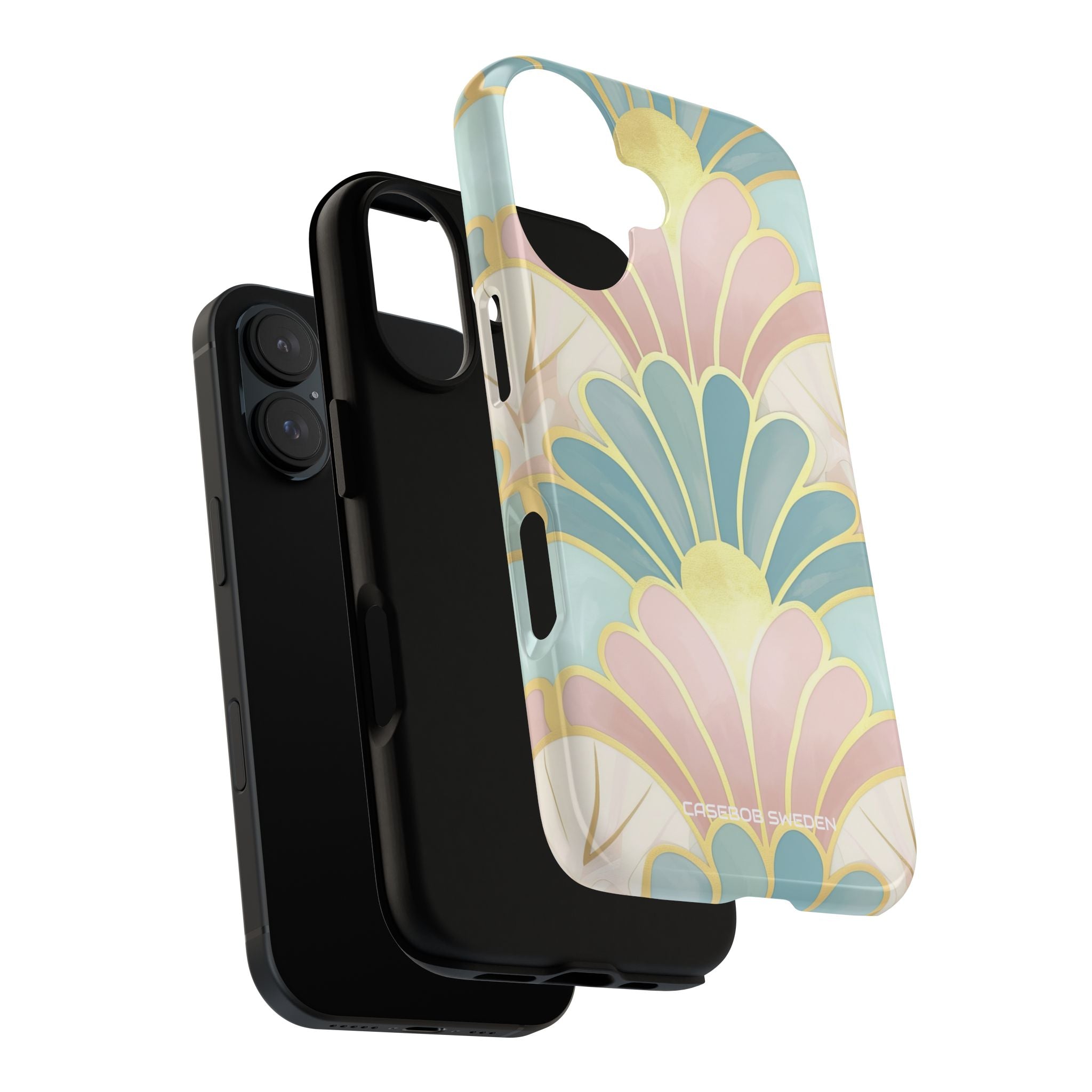 Pastel Deco Elegance - Tough iPhone 16 Phone Case