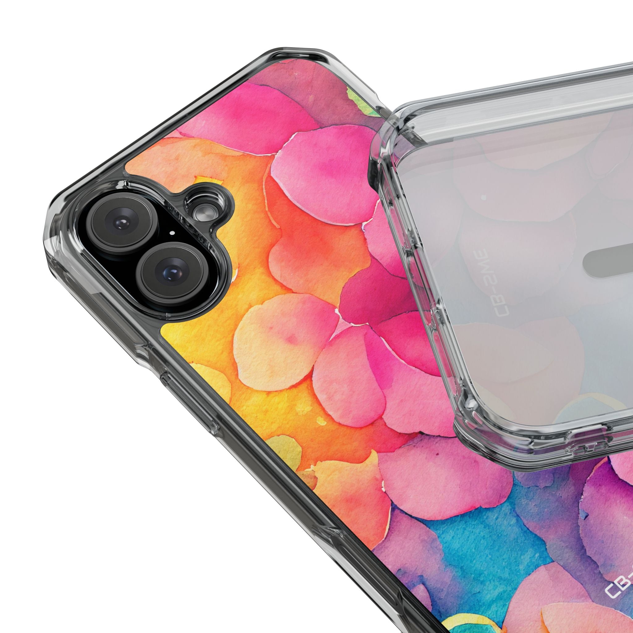 Vibrant Petal Fusion iPhone Case - Impact