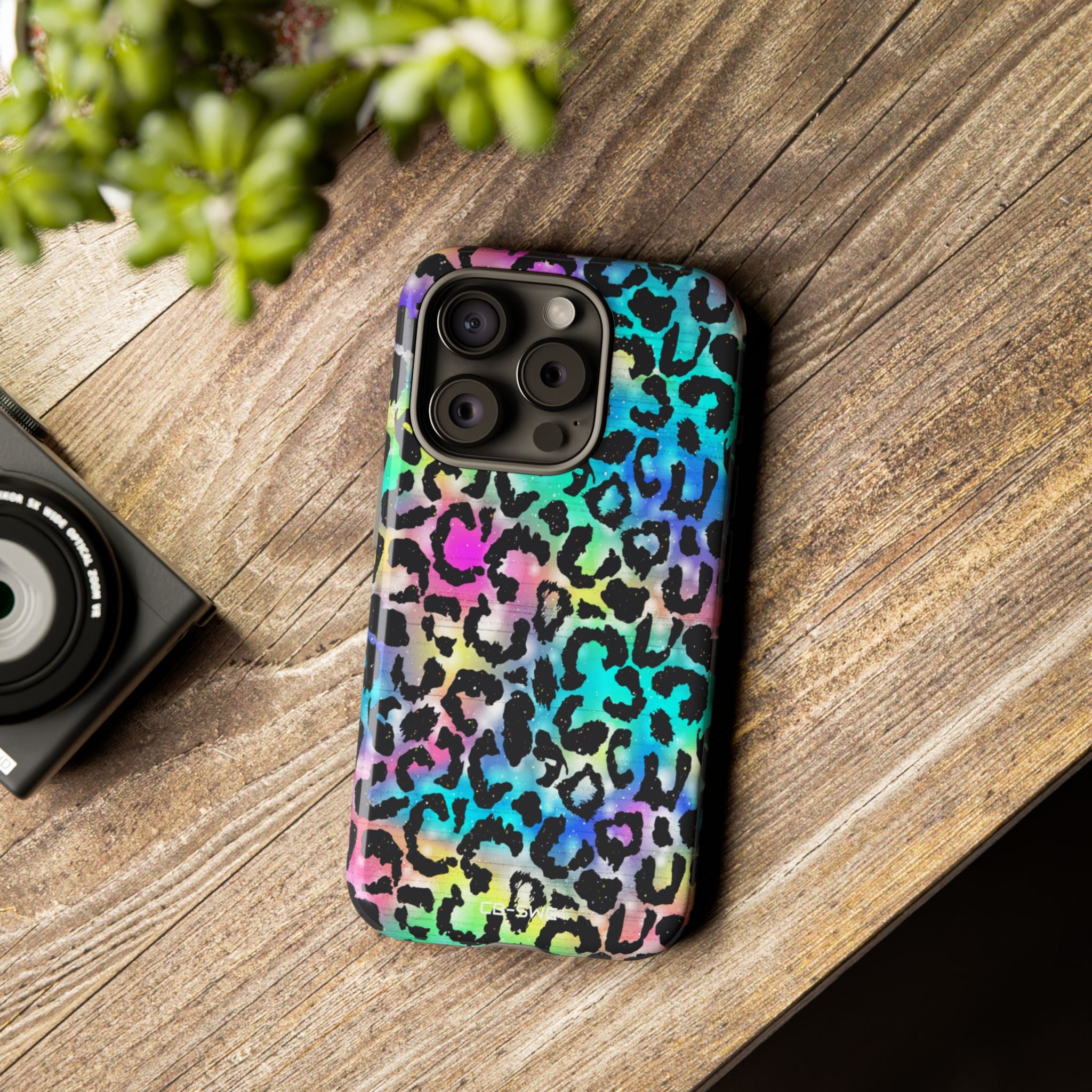 Galaxy Leopard Fantasy - iPhone Case