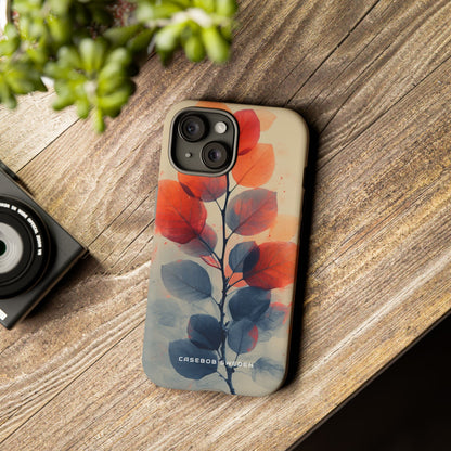 Ethereal Leaf Harmony iPhone 15 - Tough Phone Case