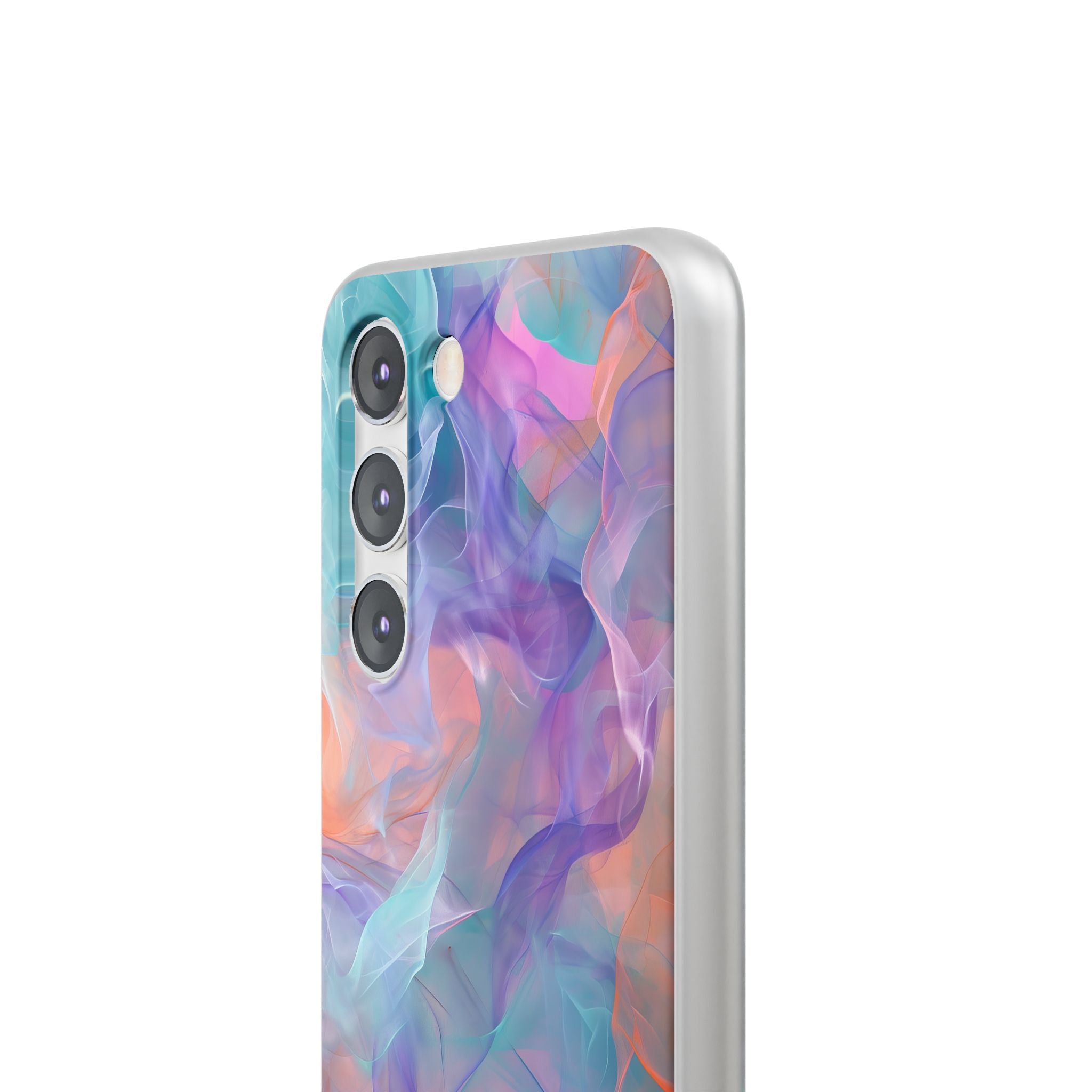 Dreamy Teal Flow - Flexi Samsung S23 Phone Case