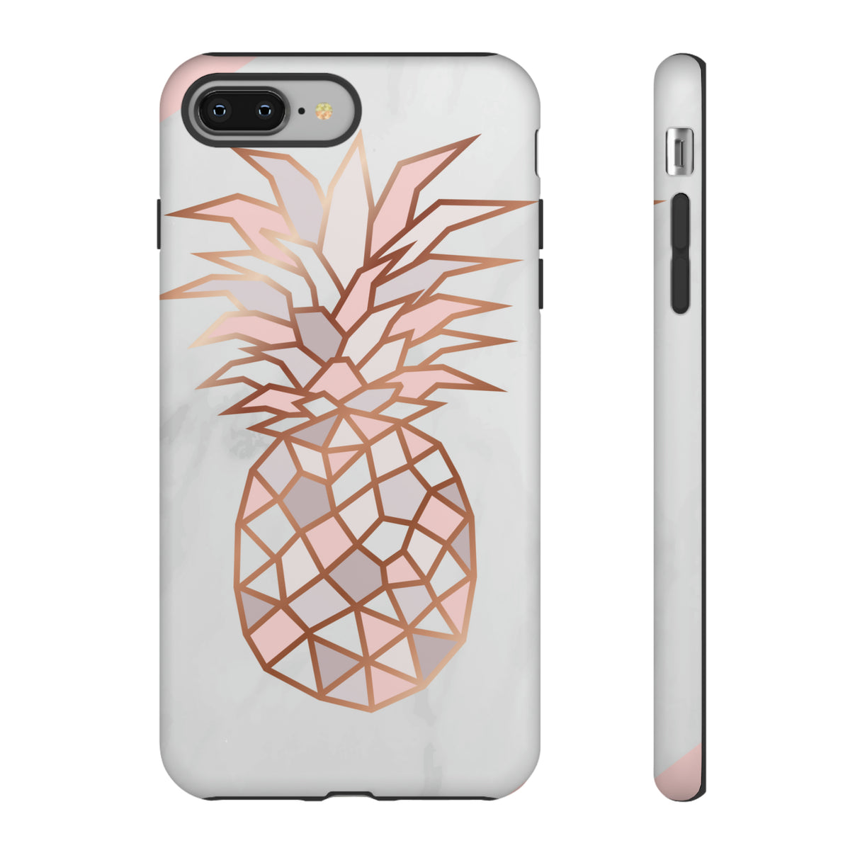 Ananas Roségold - Schutzhülle fürs Handy