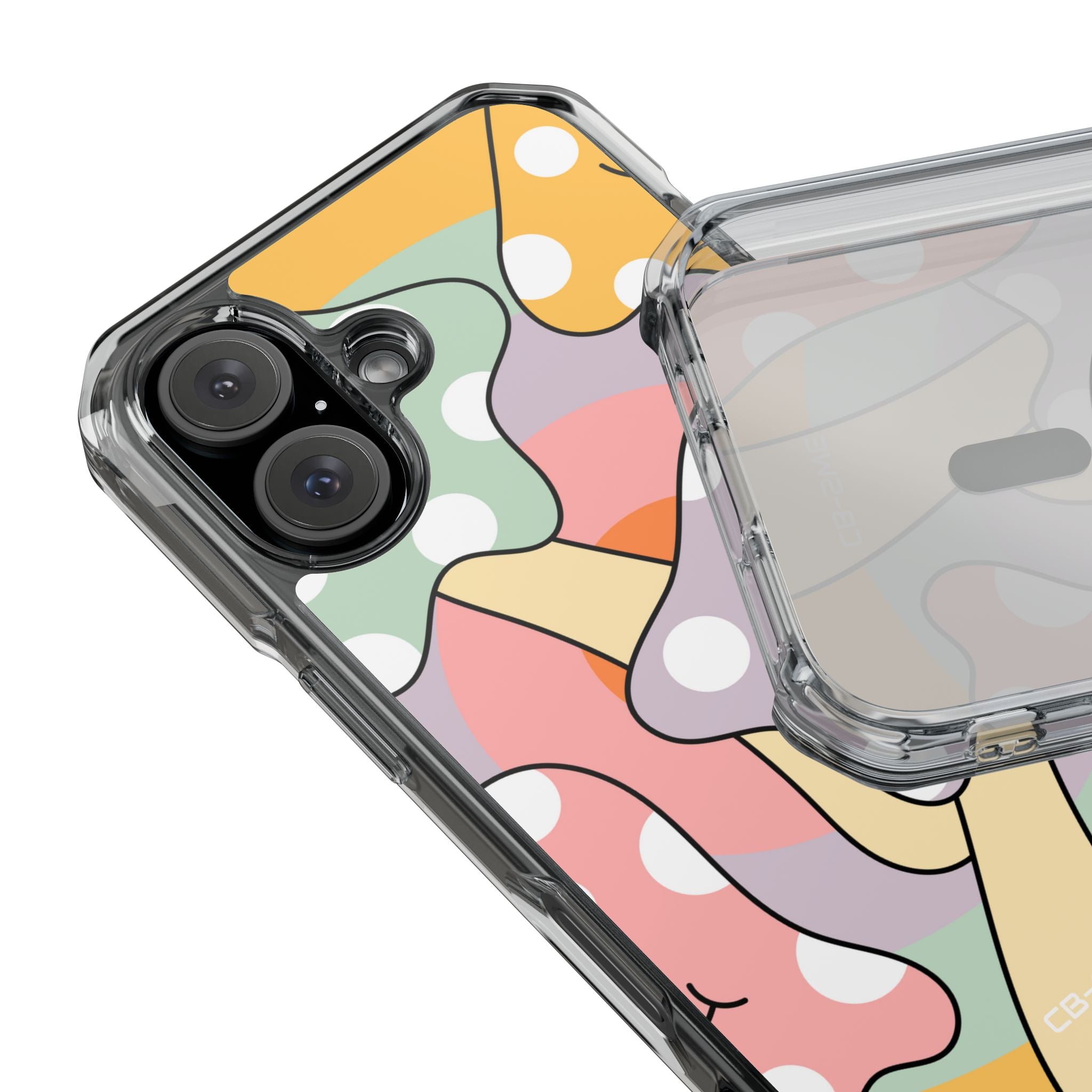 Playful Mushroom Friends iPhone Case - Impact