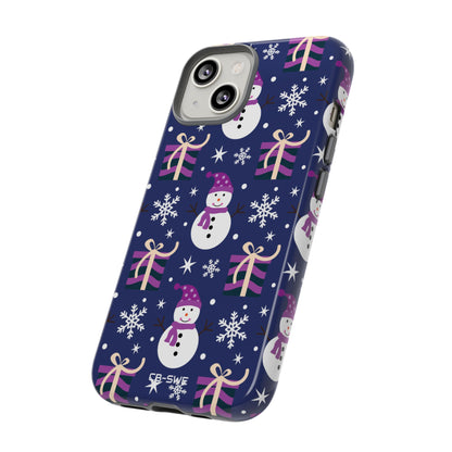 Snowmen Gift Giving - iPhone Case