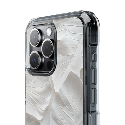 Elegant Leaf Relief iPhone Case - Impact