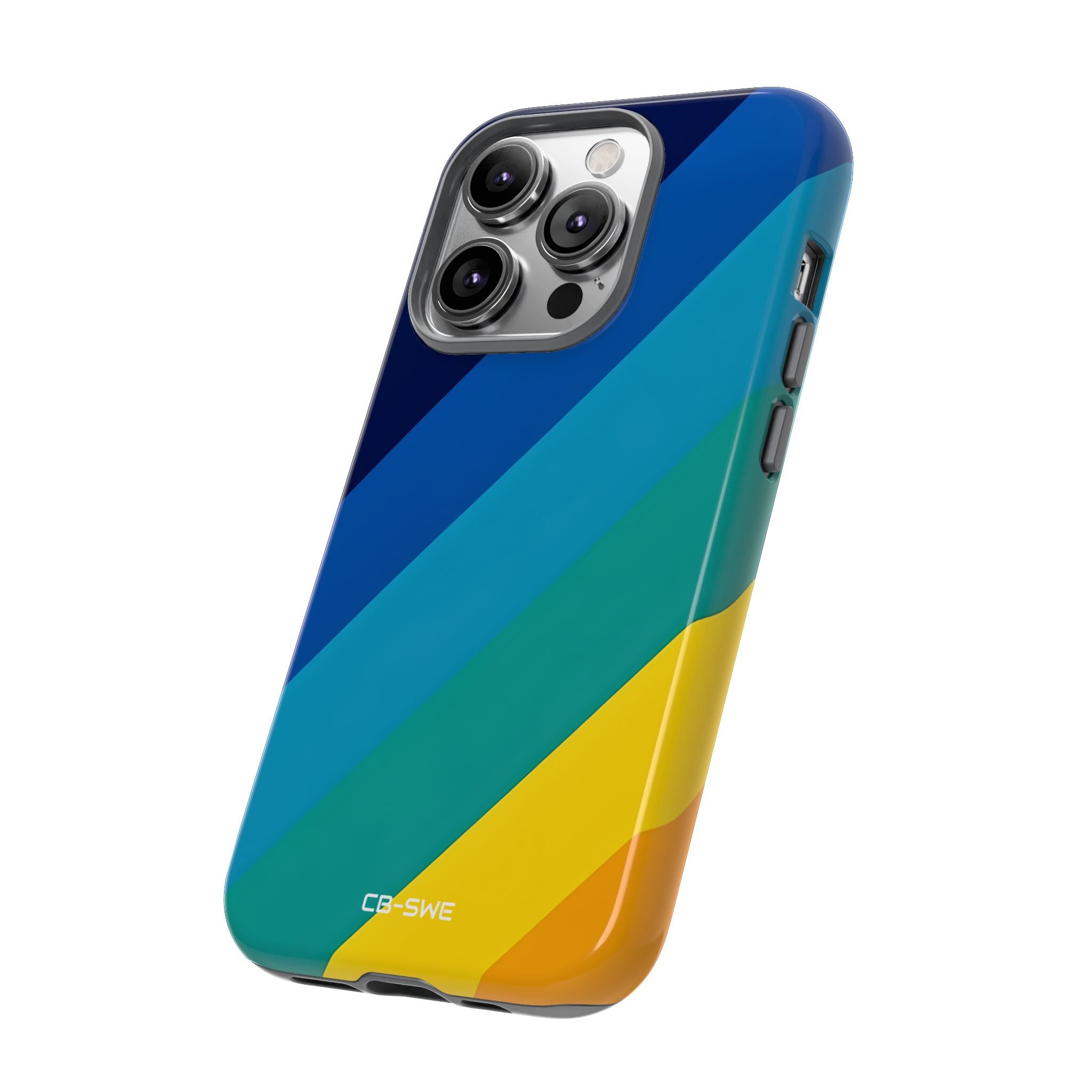 Diagonal Color Spectrum - iPhone Case