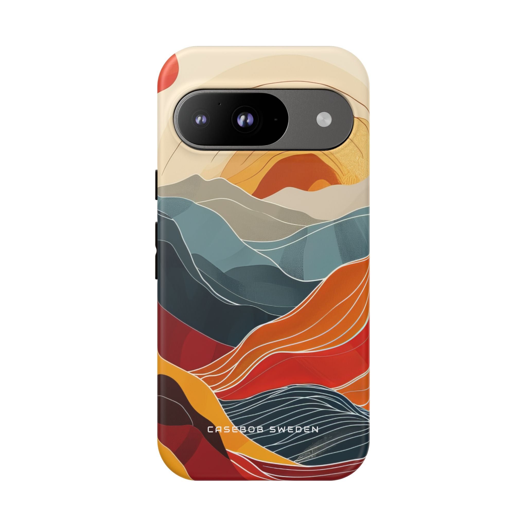 Sunlit Horizon Layers Google Pixel 9 - Tough Phone Case