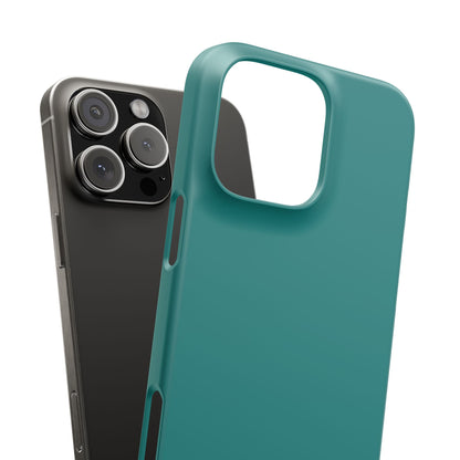 Dark Cyan iPhone 16 - Slim Phone Case