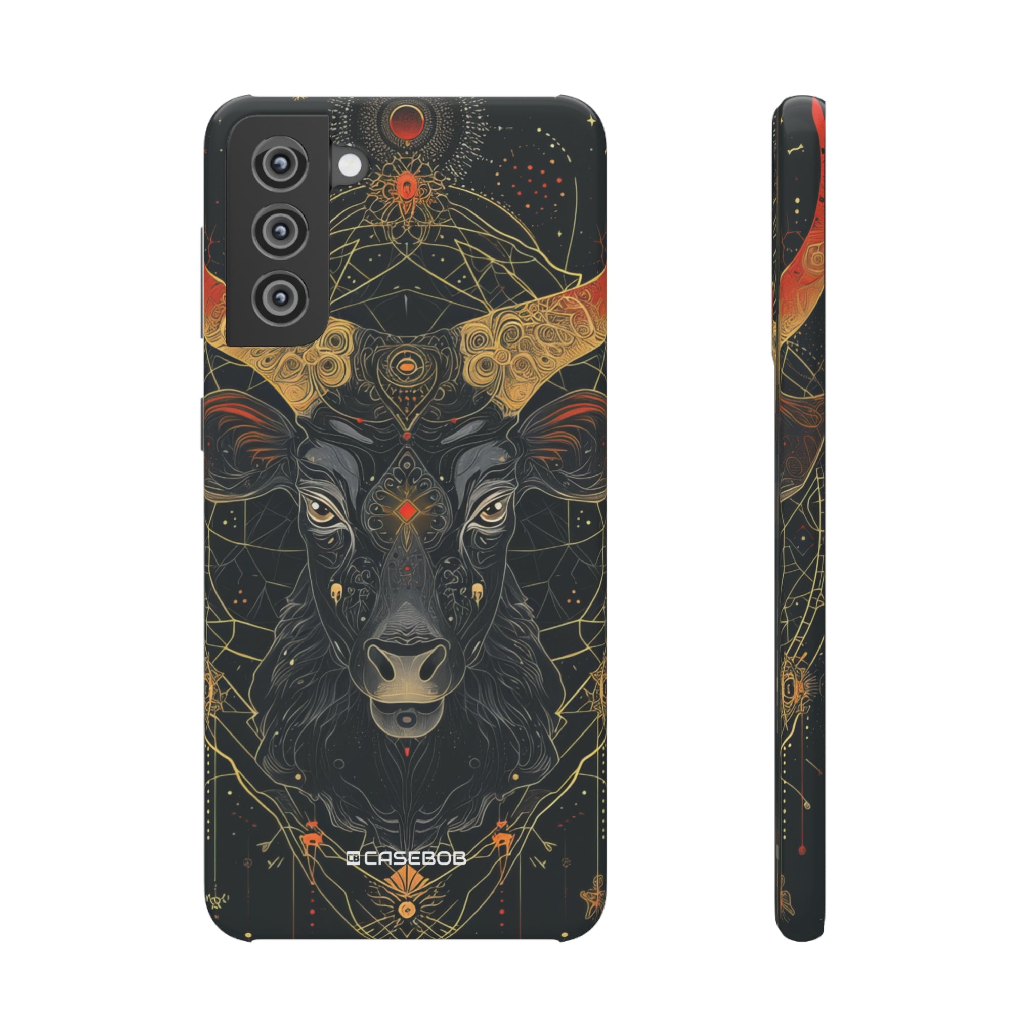 Celestial Taurus Mystique | Slim Phone Case for Samsung