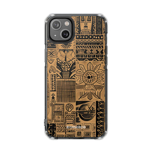 Ancient Ethnic Tapestry - Phone Case for iPhone (Clear Impact - Magnetic)