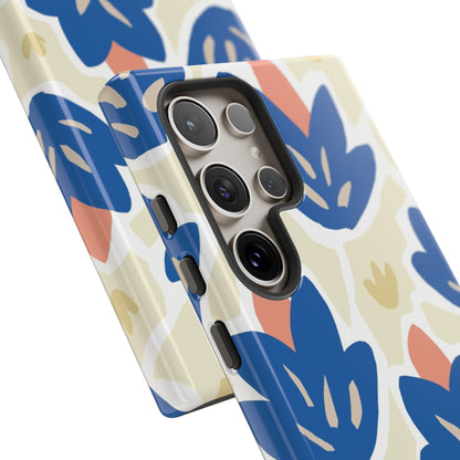 Blue Happy Flower - Protective Phone Case